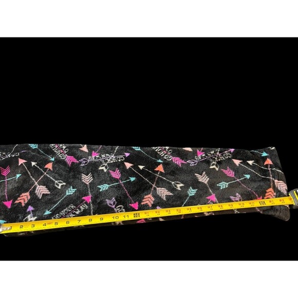 Warm & Snuggly Collection Soft Micro Plush Lounge Pajama Pants L BLK Arrows NWT - Picture 8 of 12